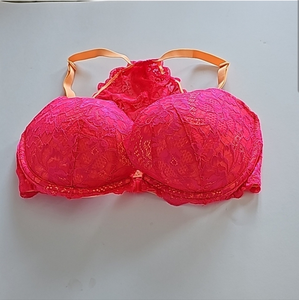 Pink Push-up bra 34DD (S)